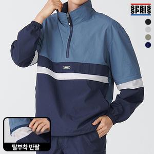 스프리스 남성 3단 배색 아노락 점퍼
