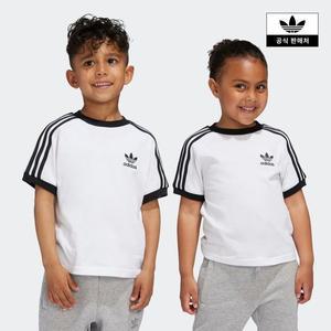 [아디다스키즈](김해점)[adidas kids] (A100-A130)3 STRIPE TEE (JE0517)