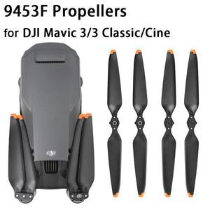 저소음 저소음 비행 날개 팬 DJI Mavic 3/3 Cine/3 클래식 프로펠러 소품 블레이드 교체 예비 부품 드론 액