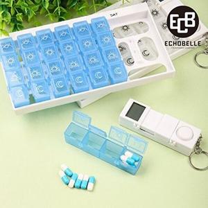 4분할 휴대용타이머알림약통 일주일분-W292F12