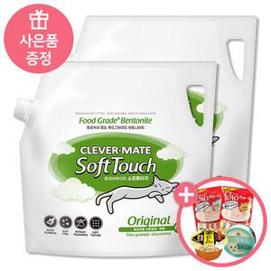 뉴 벤토나이트 고양이모래 소프트터치 오리지널(AK663) 6kg*2개