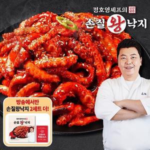 정호영셰프의 신선담은 손질왕낙지 170g x 11팩 + 비법담은 볶음소스 50g x 11팩