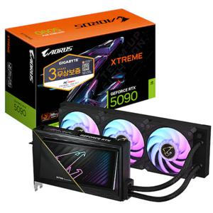 GIGABYTE AORUS 지포스 RTX 5090 XTREME 워터포스 D7 32GB 피씨디렉트