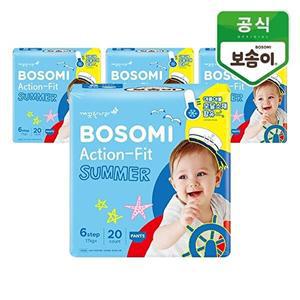 [보솜이]보솜이 액션핏 썸머 팬티 점보 20매 x 4팩