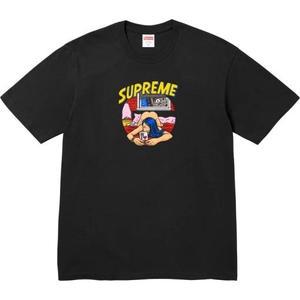 슈프림 25SS 데미안 베드룸 티셔츠 블랙 반팔 Supreme