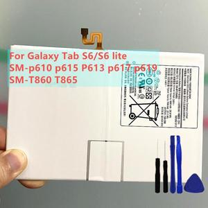 삼성 갤럭시 탭 S6 라이트 SM-P610 P615 T865 배터리 용 새 EB-BT725ABU 7040mAh