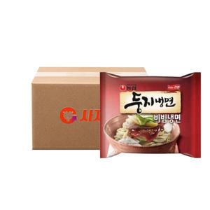 [사자고마켓] 농심 둥지냉면 비빔냉면 162g 4입 8멀티 (1박스)(유통기한 25.11.10까지)