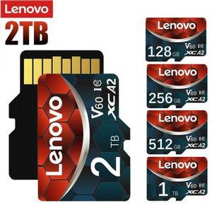 마이크로sd1tb 레노버 메모리 카드 128GB 클래스 10 V60 TF 1TB 미니 SD 512GB 256GB A2 U3 마이크로 고속