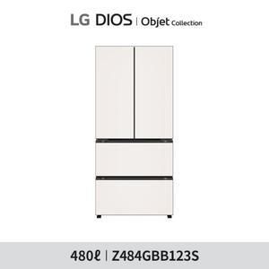 (25년형) LG 디오스 오브제 480리터 김치냉장고 Fit  Max  Z484GBB123S