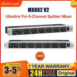 Behringer MX882 V2 프로페셔널 인 8 아웃 신호 분배기 울트라 플렉시블 채널 믹서