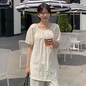 [제작] 하야미 셔링 롱 블라우스 81541 빅사이즈 여성의류