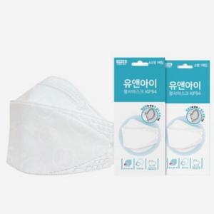 식약처허가 의약외품 유앤아이 KF94 소형 황사마스크 4중필터 끈조절 어린이 키즈 마스크