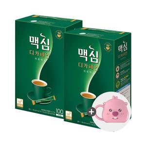 맥심 디카페인 믹스 100Tx2+잔망루피머그