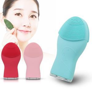 충전식 실리콘 진동 클렌저 세안브러쉬 모공 얼굴마사지기 OMS-703