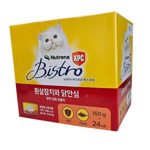 뉴트리나 비스트로 XPC 고양이캔 160gX24개 고양이간식