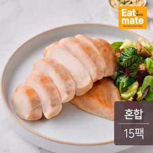 잇메이트 소프트 닭가슴살 혼합 100gx15팩(1.5kg)