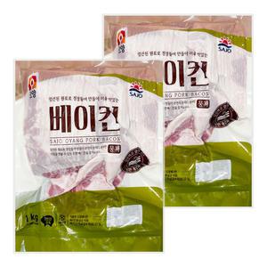 사조오양 베이컨 파지 1kg 2개