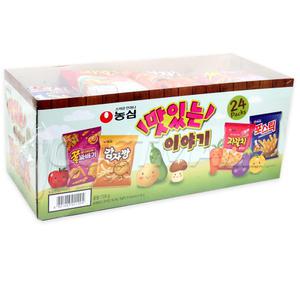 농심 스낵 4종 맛있는 이야기 24개 720g 코스트코