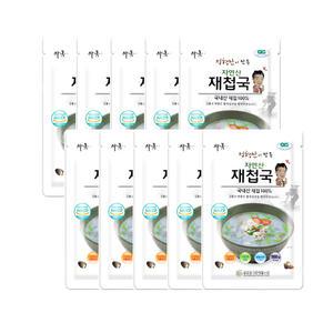 정형만 재첩국 500g 10봉 간편 재첩 즉석국 국내산