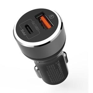 차량용 45W PPS 고속 충전기 USB PD 듀얼 급속 충전 퀄컴 3.0 퀵차지 시거잭