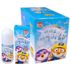 뽀롱뽀롱 뽀로로 아이스 썸머쿨액 50ml 10개(1BOX) 모기 벌레 물린데 유아 어린이 물파스 상처 키즈볼