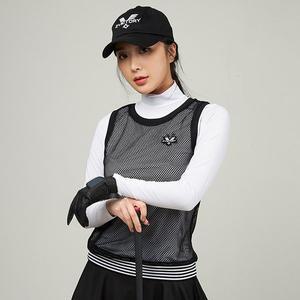[기타]투빅토리 R넥 망사조끼 여성골프웨어 시스루 베스트