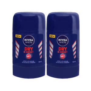 니베아 데오드란트 드라이 임팩트 포맨 스틱 50ml x2