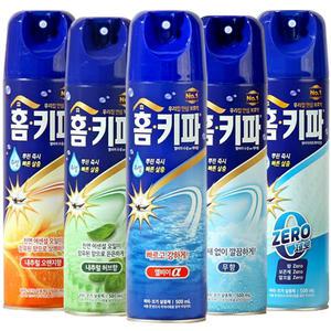 홈키파 수성 에어졸 엘비이알파 500ml 1개 모기약 해피홈 홈키파 모기향
