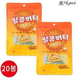 [기타]서울지앤비 땅콩버터 오징어 18g 20봉