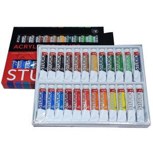 아크릴물감 STUDIO 12ml 24색세트/학생 전문가용 학교 학원 미술수업준비물 화방용품 공예 만들기재료