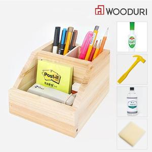우드리 목공체험 큐트 펜꽂이 세트 목공 DIY 키트 수업 교육영상