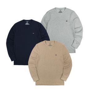 와플 크루넥 긴팔티셔츠 롱슬리브 T3585