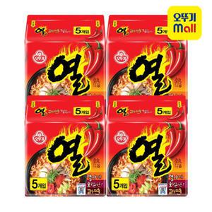 오뚜기 열라면 120g 5입x4개 (총 20봉)