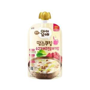 남양유업 맘스쿠킹 소고기 배추전골 아기밥 140g 10개