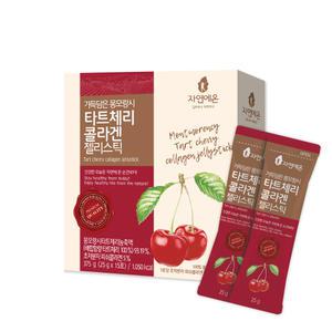 300Da 저분자 콜라겐 가득담은 몽모랑시 타트체리 젤리스틱 25g 15포 1박스