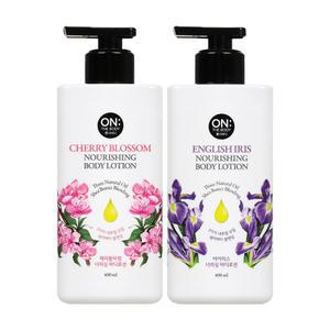 온더바디 체리블라썸 바디로션 체리, 400ml, 1개 + 아이리스, 1개