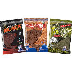 경원 아쿠아 삼합 어분 3종 세트 아쿠아텍2+블랙+김밥