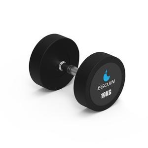 이고진 TPU 덤벨 아령 19kg 1개 세트 헬스장 홈트 웨이트 팔운동 바벨