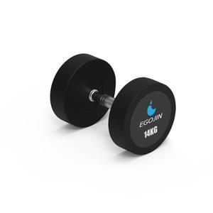 이고진 TPU 덤벨 아령 14kg 1개 세트 헬스장 홈트 웨이트 팔운동 바벨
