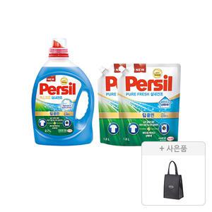 퍼실 엑스퍼트 실내건조 2.7L, 1개+리필 1.8L, 2개+증정(헨켈 쿨러백, 1개)