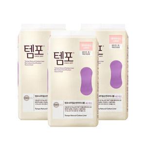 템포 유기농 순면 팬티라이너 롱 40p 3팩