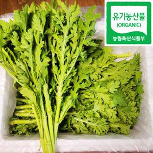 100% 유기농 친환경 쑥갓 600G
