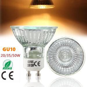 저스트파 할로겐 전구 고휘도 램프 고효율 투명 유리 조명 흰색 가정용 GU10 20W 35W 50W 2800K