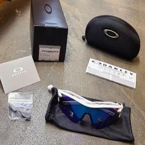 오늘출발 오클리 레이다락패스 화이트/블루미러 OO9206-68 WHITE OUT / PRIZM SAPPHIRE 런닝 낚시 자전거 등산 고글 선글라스