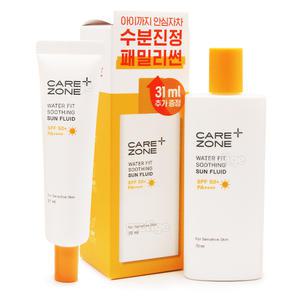 케어존 워터핏 수딩 선 플루이드 70ml+31ml 선크림