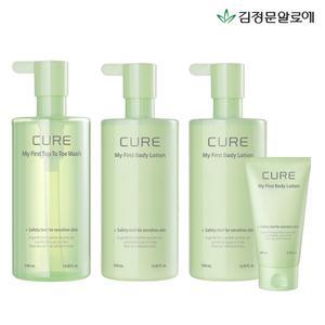 큐어 바디 기본구성 [로션 대)2+워시 대)1+로션 중)1]