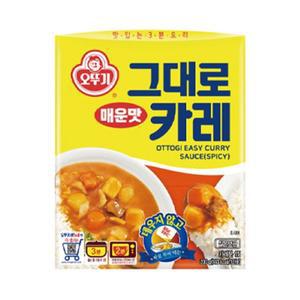 오뚜기 그대로카레 매운맛 200g x 24개(1박스)  /