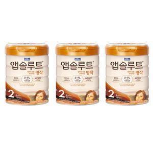 매일유업 앱솔루트 명작 2FL 2단계 800g x 3캔