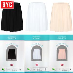 BYC 인견속치마 여성 여름 실크 원피스 치마슬립 빅사이즈속치마