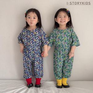 국내생산 자체제작꽃플리츠 상하세트 국내산 유아동 데일리 키즈꽃플리츠 상하세트